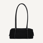 The Clara Suede Baguette Bag - Bari Studio