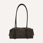 The Clara Suede Baguette Bag - Bari Studio