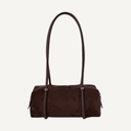 The Clara Suede Baguette Bag - Bari Studio
